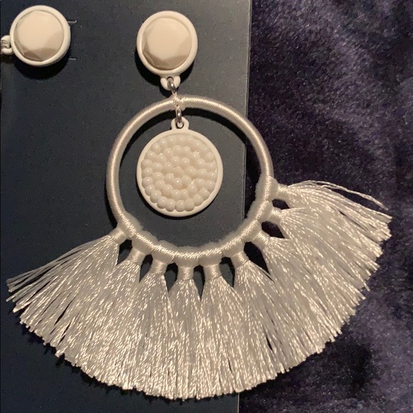 Beaded Tassel Earrings - Picture 2 of 2